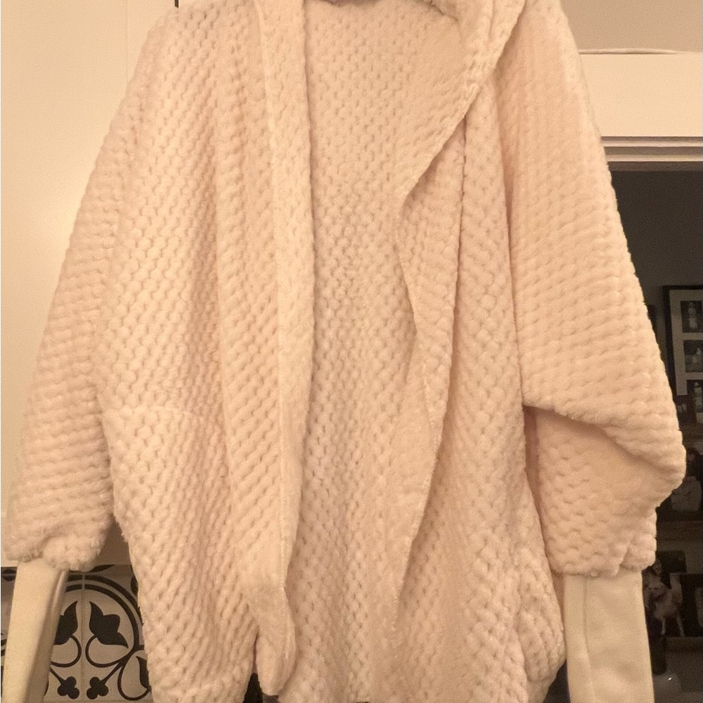 The Royal Standard Cream Fuzzy Jacket